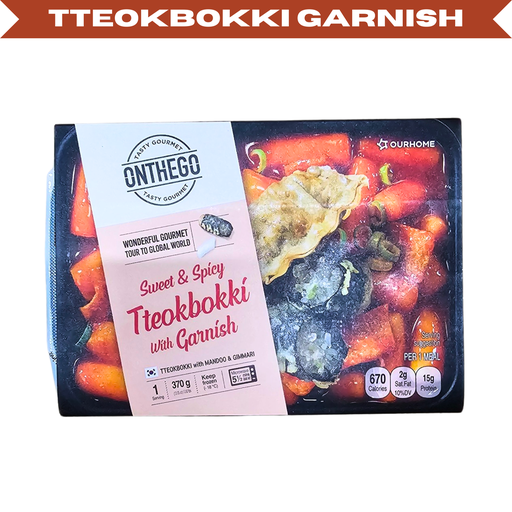 [OUR012] OurHome Tteokbokki with Garnish 370g (12p/ctn)