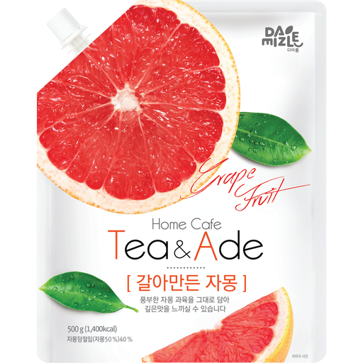 [DMZ003] Damizle Crushed Ade & Tea Grapefruit 500g (16p/ctn)