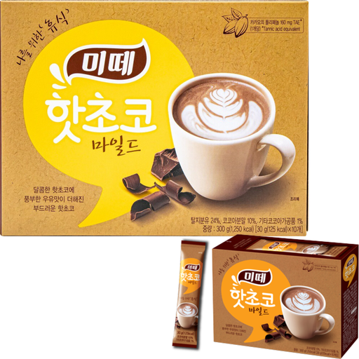 [DSF003] Mitte Hot Choco Mild 30g*10 [미테핫초코] (12pk/ctn)