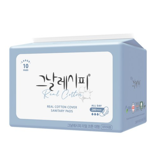 그날레시피 순면 생리대 10개입 대형 [280mm] (36pk/ctn)