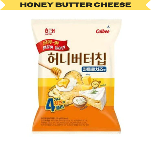 [HT021] Haitai Honey Butter Chip quattuor Cheese 96g (12pk/ctn)