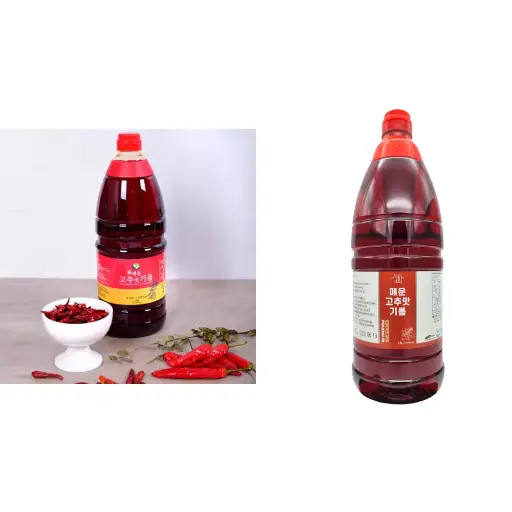 [HAF010] Hanfood Spicy Red Pepper Oil [매운고추맛기름] 1.8L*10
