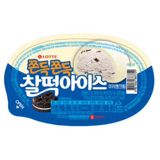 [ICC210] Ice Cream Chal-Teok Cookie & Cream [찰떡쿠키크림] 90mL*24
